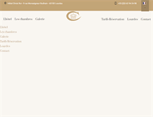 Tablet Screenshot of lourdes-christroi.com